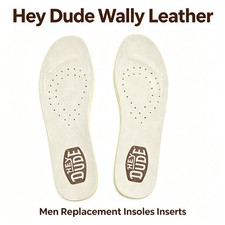 Hey Dude Wally Leather Men's SZ 8-15 Insoles Inserts Replacement