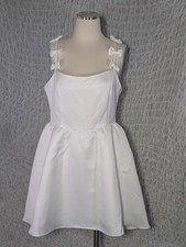 Elliatt Enchantment Bow Dress In Ivory Size Large Retails For $230