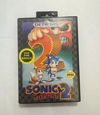 SEGA Sonic the Hedgehog 2 Not For Resale Sega Genesis w/ Manual & Case