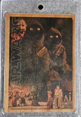 2022 Topps Star Wars Masterwork - Jawas #Ot-7 Wood /10