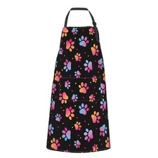 Dog or Paw Apron - 33" x 28" Large with 26" Waist Ties Dogs Paw