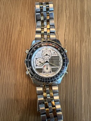 Vintage Men s Citizen Navihawk - Two Tone Working Condition Watch