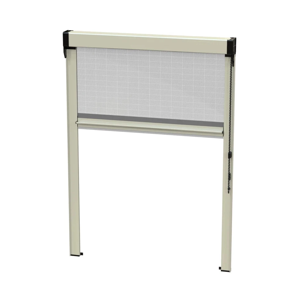 ZANZARIERA BOTTONATA QUADRA SCORRIMENTO VERTICALE EVIA - ZANZARIERE SU MISURA - Immagine 2 di 4