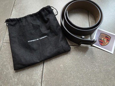 Porsche Design ICON Gürtel, Leder, Belt, schwarz, Neu