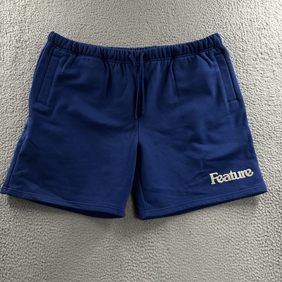 Feature Mens Shorts Blue 4XL Academy Short Dazzling French  Terry 100% Cotton