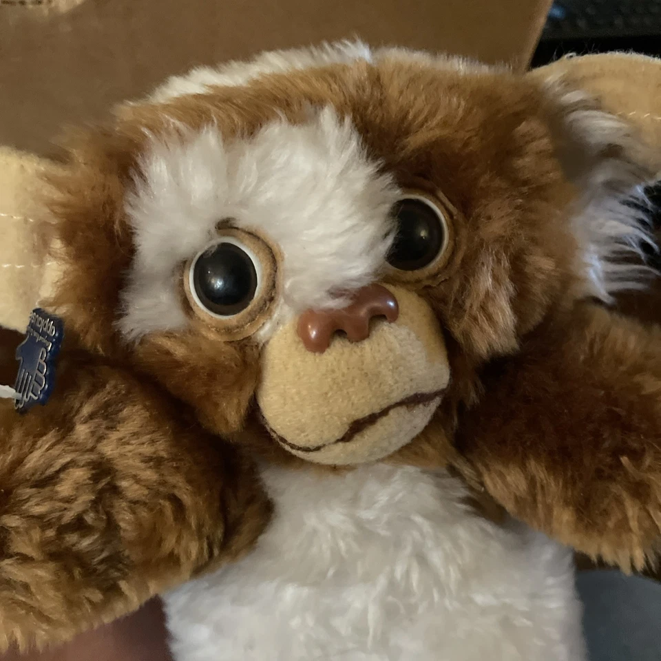 Плюшевая мягкая кукла Gremlins Gizmo Applause винтаж 1984 7 дюймов игрушка поп-культура б/у в отличном состоянии - Изображение 4 из 4