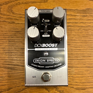 Origin Effects DCX Boost Analogue Boost/Overdrive Pedal for Electric & Bass