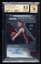 2019 Panini Prizm Sensational Signatures Tyler Herro BGS 9.5 GEM MINT Auto 0c3