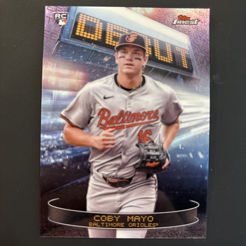 Coby Mayo Debut 2025 Topps Finest Baseball #D-4 Baltimore Orioles Rookie RC Karte