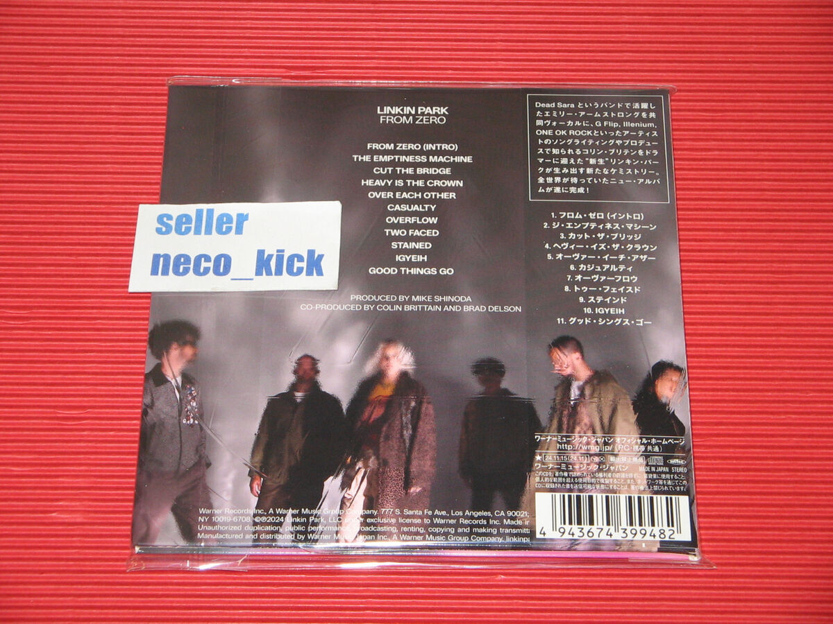 LINKIN PARK FROM ZERO 2024 JAPAN CD WITH OBI 6WT | eBay LINKIN PARK FROM ZERO 2024 JAPAN CD WITH OBI 6WT | eBay