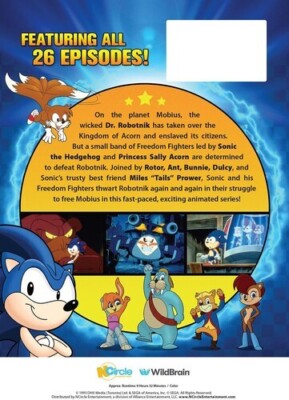 Sonic the Hedgehog : The Complete Series / NEW animation DVD from