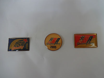 3 Olympic Games US Shooting Team USA United States Pin Back Pin Buttons Lot
