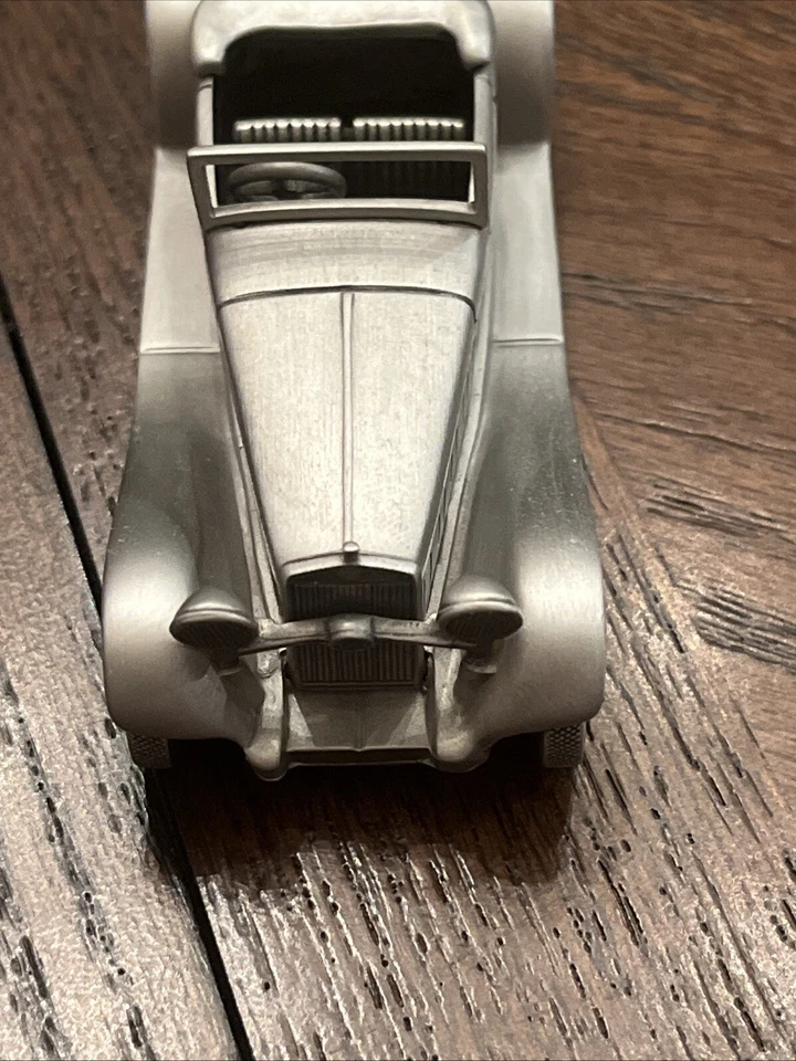 Figura modelo coche antiguo 1/43 The Danbury Mint peltre 1932 Delage Cabriolet Foto 3 de 4