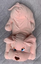 Vintage Stuffed Ripples Dog Plush Pink Puppy 15 Prestige Toy Corp 1985 EUC
