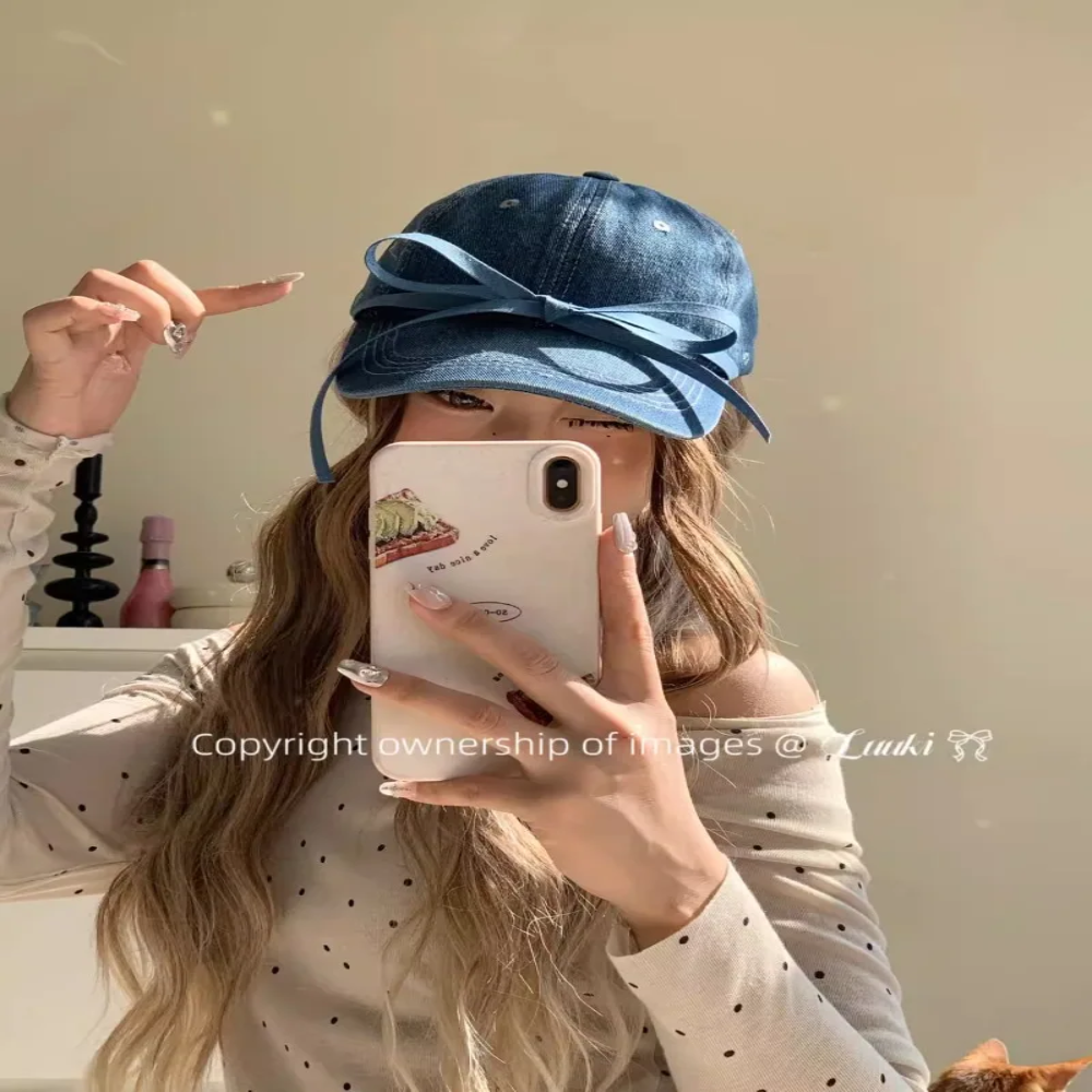 APL Cappelli donna traspiranti boccolo ad arco berretto aderente moda berretti baseball