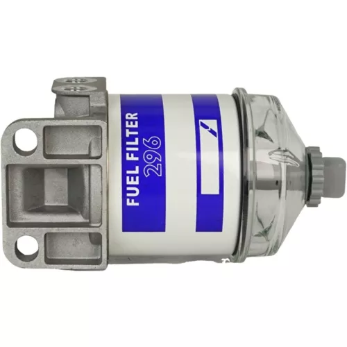 Fuel Filter 6560348 w/ Glass Bowl Fit for Bobcat Wheel Loader 1600 2000 1213