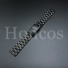 18-26mm Stainless Steel Solid Metal Bracelet Buckle Replacement Watch Strap Band