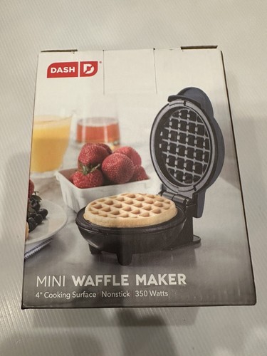 Dash Mini 4" Waffle Maker Non Stick 350 Watts Red Brand - 第 2/6 張圖片