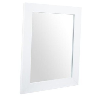 Ruomeng Wall Mirror Rectangle Decorative Mirror 12'' x 16'' for 16''L x 12''W White