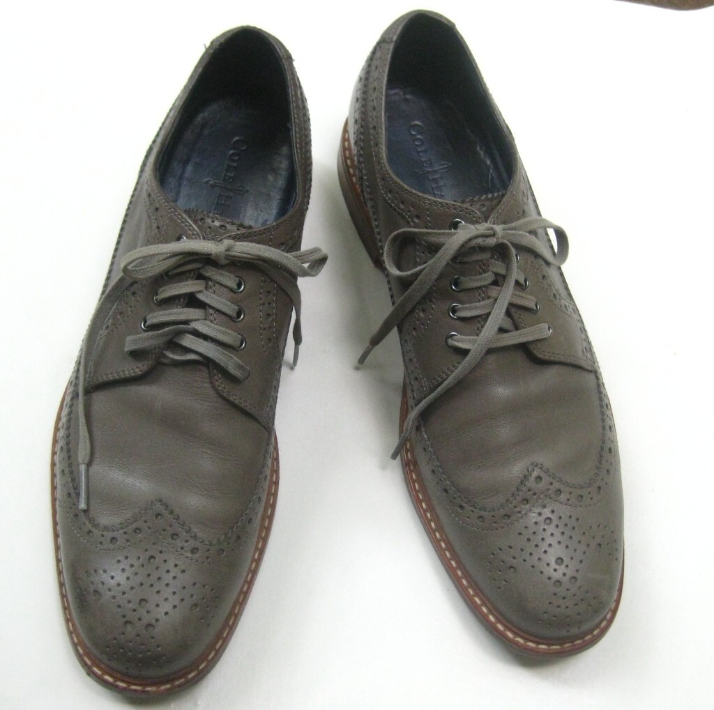 Cole Haan Shoes ~GREY Wingtip Oxford Lace Up~Size 11  display picture 3