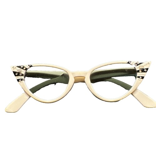 Foster Grant Sunglasses Black Cat Eye USA Glass Lenses | eBay