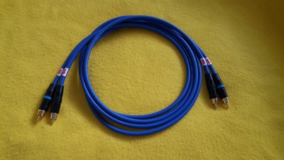 Mogami 2534 Hi-fi Interconnect Cable Pair With Neutrik Rean NYS373 RCA Plug 3Ft.
