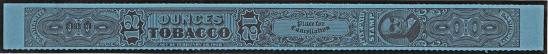 TG 1079a Series 124 12 Ounce Tobacco Strip Taxpaid Revenue Stamp (1954) NGAI/NH
