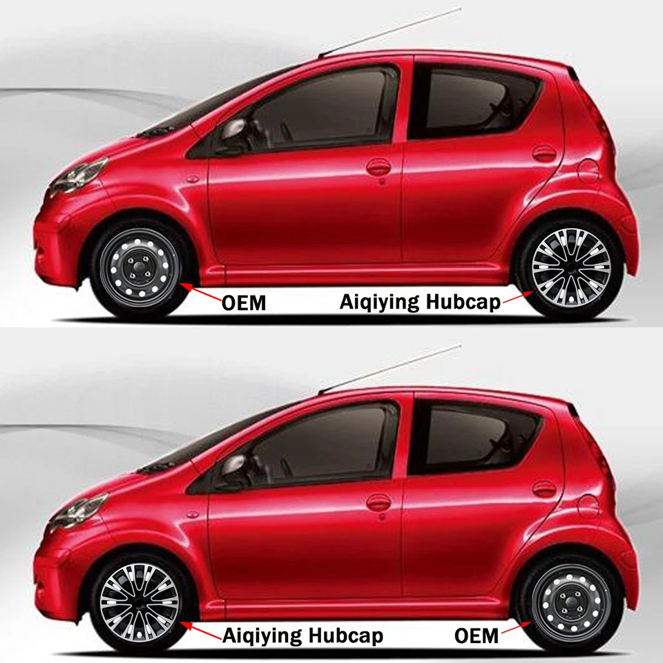 Tapacubos de llanta de 15" 4 piezas tapacubos de llanta R15 aptos para Honda Fit Foto 4 de 4