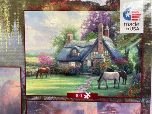 Thomas Kinkade Painter Of Light Collectors Edition 10 Jigsaw Puzzle Set - Picture 6 of 16