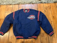 GREENVILLE DRIVE GAME USED WORN BASEBALL JACKET L MLB MILB RARE