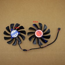 For XFX RX580 584 588 95mm Replace Graphics Card Dual-Fan Video Card Cooler Fan