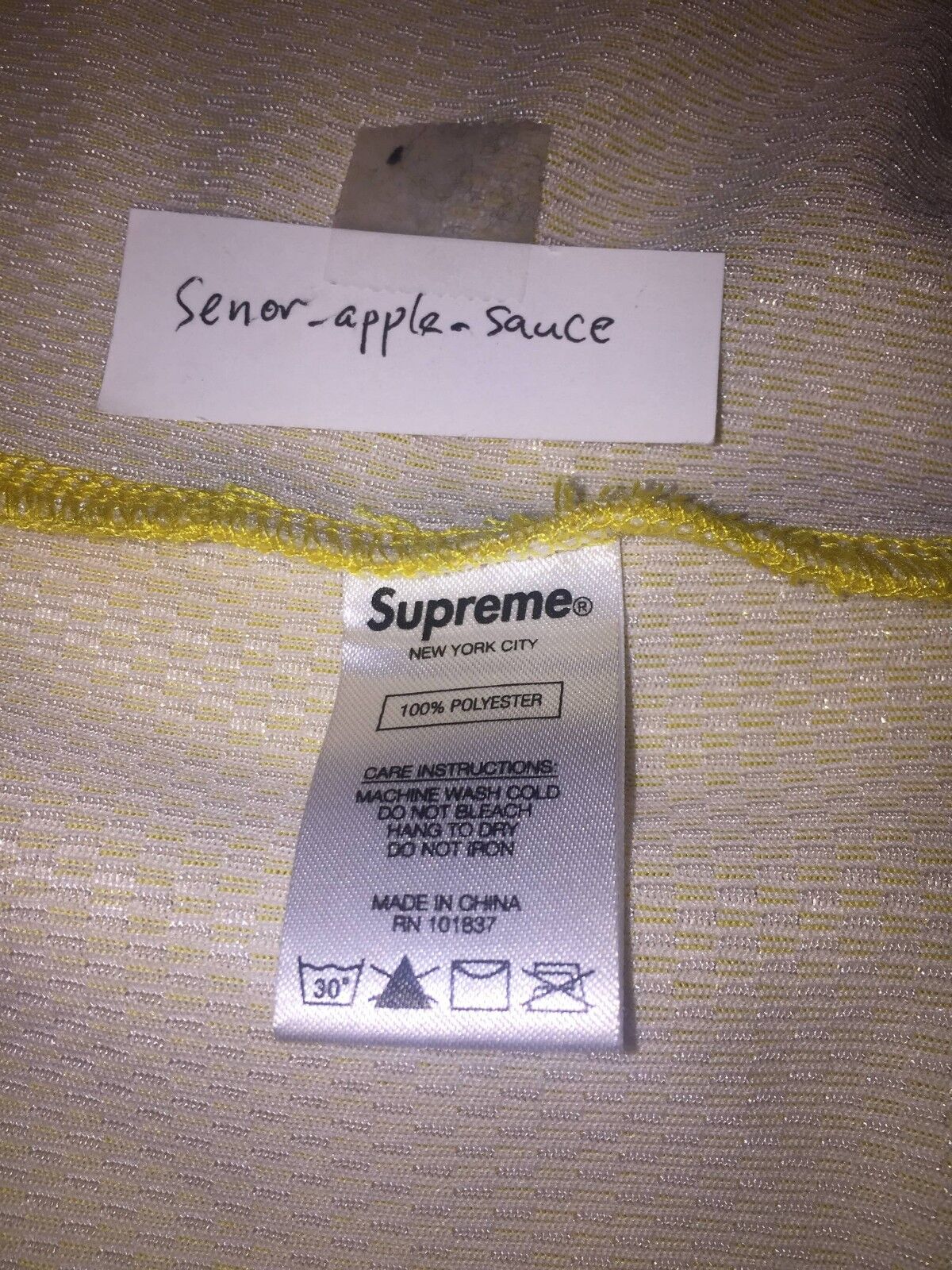 Supreme Bonded Mesh Track Jacket   Small   Gold   eBay