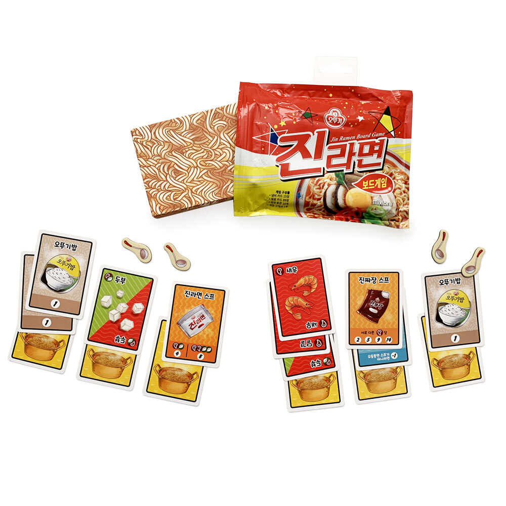 Ottogi Jin Ramen Fury Card Board Game Korean Version | eBay