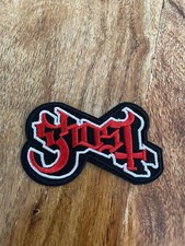 Ghost Band Patch 2.5x4" Rock Heavy Metal Music Embroidered Iron On Brand New 