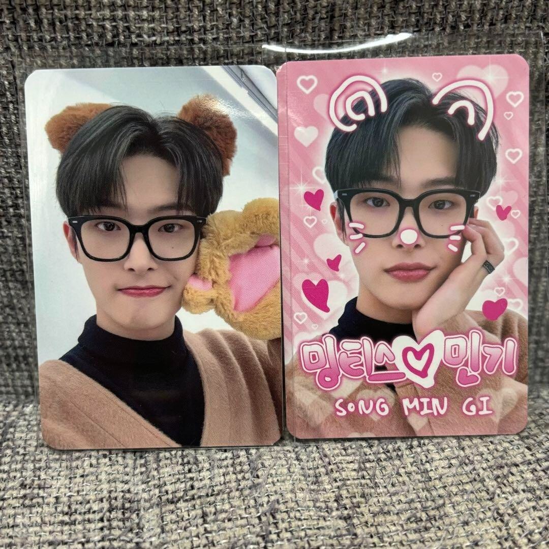 タレントカード ATEEZ MINGI MinGi Photocard ATEEZ Official [2025 SEASON'S GREETING]_