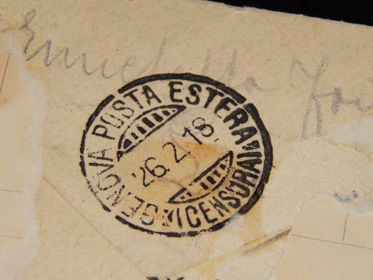 ぷちゃ Vintage Cover, GENOA, ITALY, REGISTERED, WWI CENSORED,1918