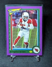 Marquise Brown Purple /50 Timeless Tributes 2022 CLASSICS Card #8 Cardinals