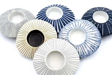 Handmade Porcelain Sea Shell Tea Light Single Candle Holder Gift Home Decor 4.5"