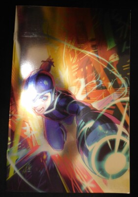 MEGA MAN FULLY CHARGED 1 BOOM FOIL VARIANT COMIC INFANTE RINEHART MONTI 2020 NM