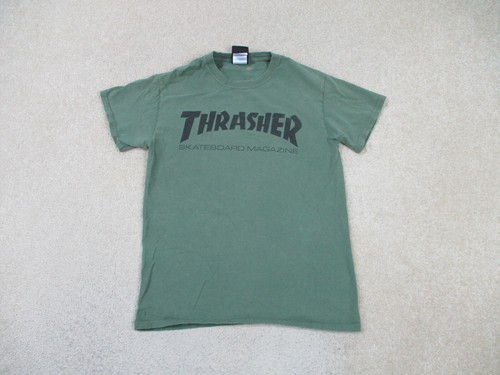 Thrasher Shirt Women Small Green Black 