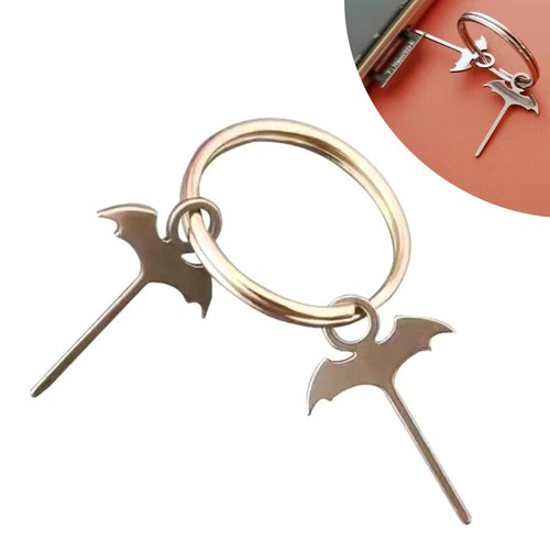 2Pcs Sim Card Tray Needle Bat Stainless Steel Thimble Mobile Phones Universal - Zdjęcie 2 z 8