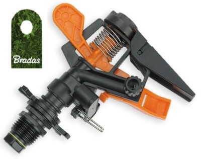 Sprinkler 22m Voll Teilkreis Kreis Sprenger Rasenregner AJ-TS6011 BRADAS 0119