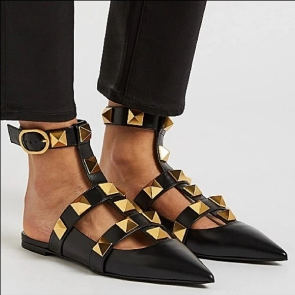 Valentino stud flat top
