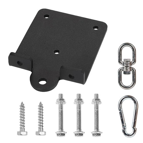 360° Rotation Bag Hanger Longevity Smooth Black Paint Finish For Boxing