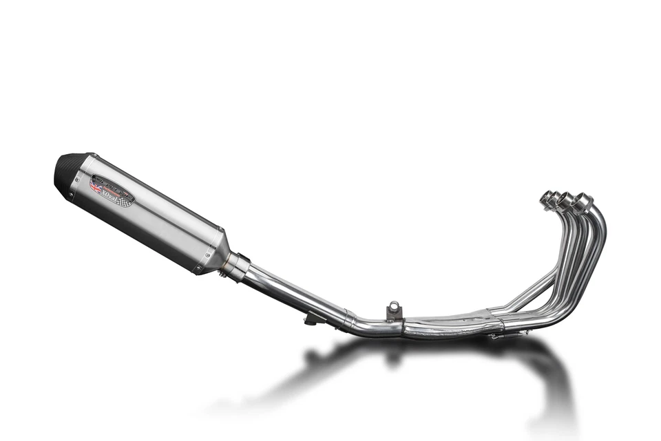 Silenciador de escape completo Honda CBR600 FS FT F3 95-96 4-1 13,5" acero inoxidable X-oval Foto 2 de 4