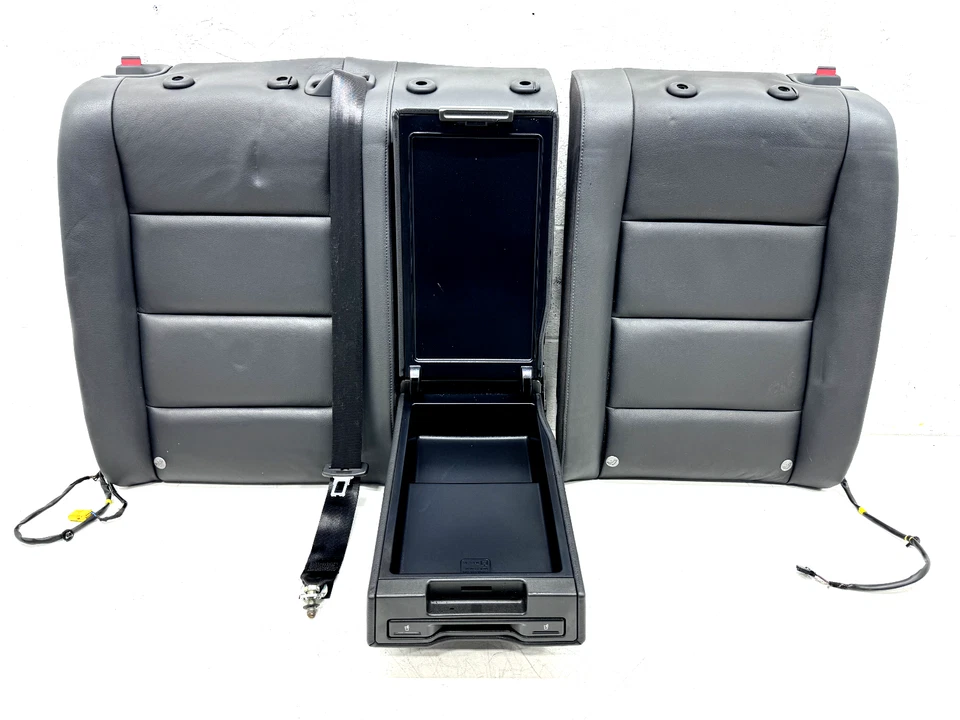 AUDI A6 S6 2005-2011 TRASERO IZQUIERDO Y DERECHO ASIENTO SUPERIOR COJÍN RESPALDO NEGRO OEM Foto 3 de 4