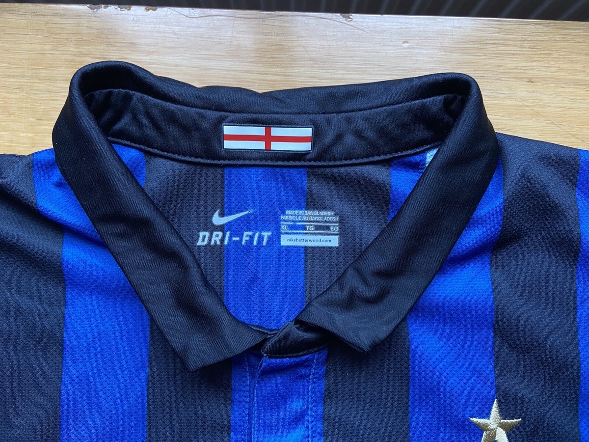 INTER MILAN 2010 2011 HOME FOOTBALL SHIRT SOCCER JERSEY NIKE