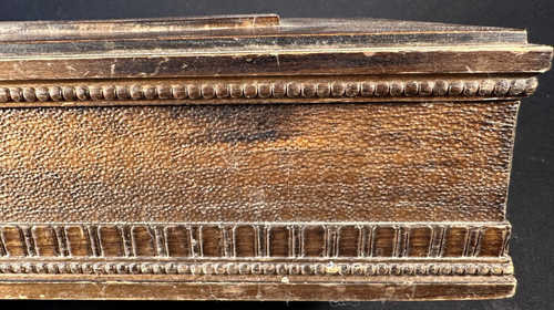 Antique Wooden Marquetry Inlay Box Circa Age and Use Unknown - Picture 3 of 14