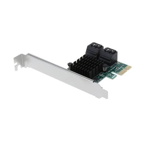 PCI-E 1X to 3.0 Expansion Card 4 Full Speed Ports 6Gbps Transfer Expansion - Afbeelding 8 van 8