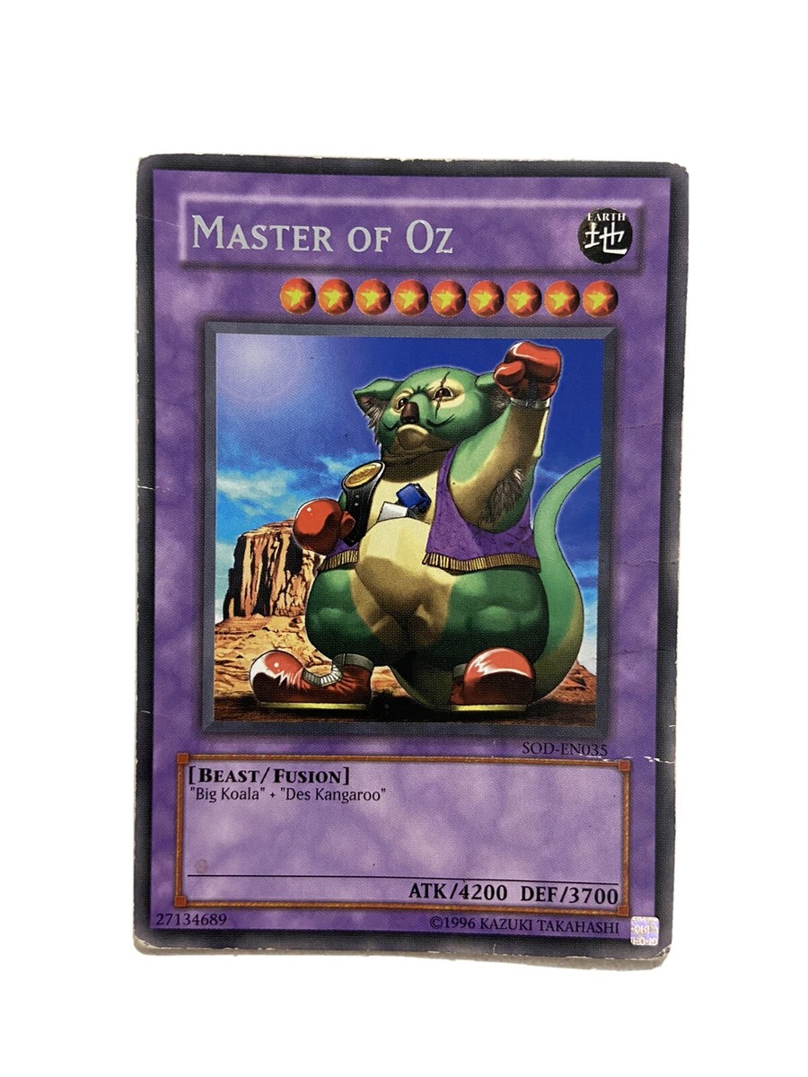 Master Of Oz Yu-Gi-Oh Card SOD-EN035 Master Of Oz Yu-Gi-Oh Card SOD-EN035